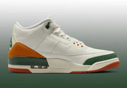 Sneaker Jordan 3 Retro SP SoleFly Miami en cuir premium avec détails elephant print et coloris inspirés de Miami.
