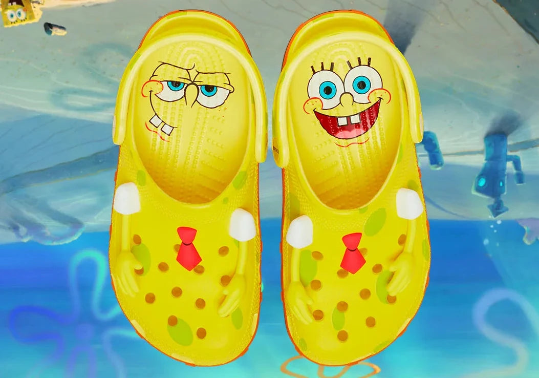 Découvrez les Crocs Classic Clog SpongeBob SquarePants, une édition spéciale inspirée de Bob l'Éponge, alliant design emblématique et confort signature Crocs.