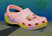 Crocs Classic Clog SpongeBob SquarePants Patrick Star inspirées de Patrick Étoile, avec design exclusif, bride pivotante et semelle légère en résine Croslite™.
