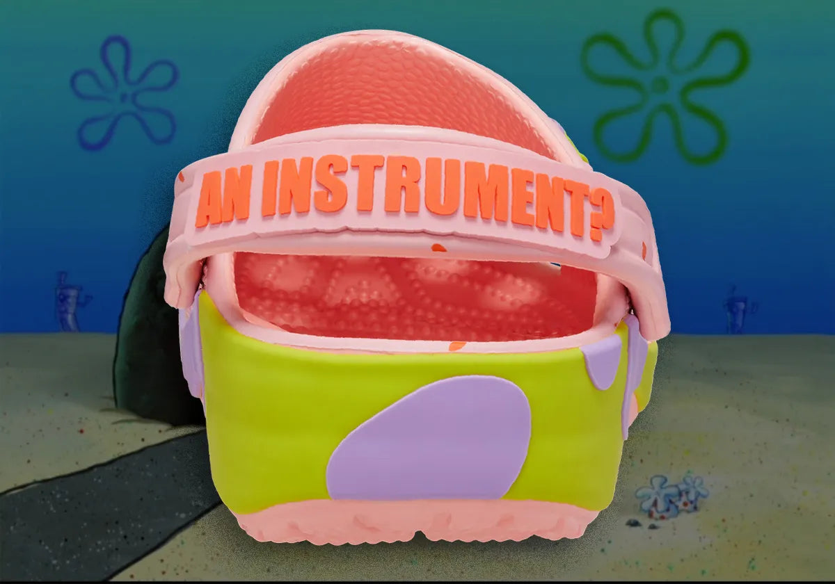 Crocs Classic Clog SpongeBob SquarePants Patrick Star inspirées de Patrick Étoile, avec design exclusif, bride pivotante et semelle légère en résine Croslite™.