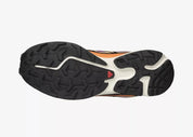 Salomon XT-6 Black Almond Dragon Fire avec tige en mesh noir, renforts synthétiques, détails Almond et Dragon Fire, technologies Quicklace, SensiFit, EnergyCell et semelle Contagrip.