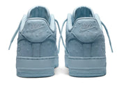 Nike Air Force 1 Low '07 Travis Scott Ice Blue en cuir effet autruche bleu clair, coloris Ice Blue et Celestine Blue.