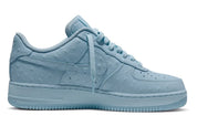 Nike Air Force 1 Low '07 Travis Scott Ice Blue en cuir effet autruche bleu clair, coloris Ice Blue et Celestine Blue.