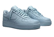 Nike Air Force 1 Low '07 Travis Scott Ice Blue en cuir effet autruche bleu clair, coloris Ice Blue et Celestine Blue.