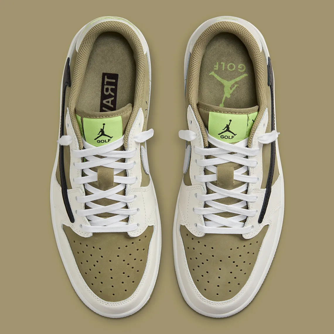 Jordan Retro Low Golf Travis Scott Neutral Olive – GlobalSneakers