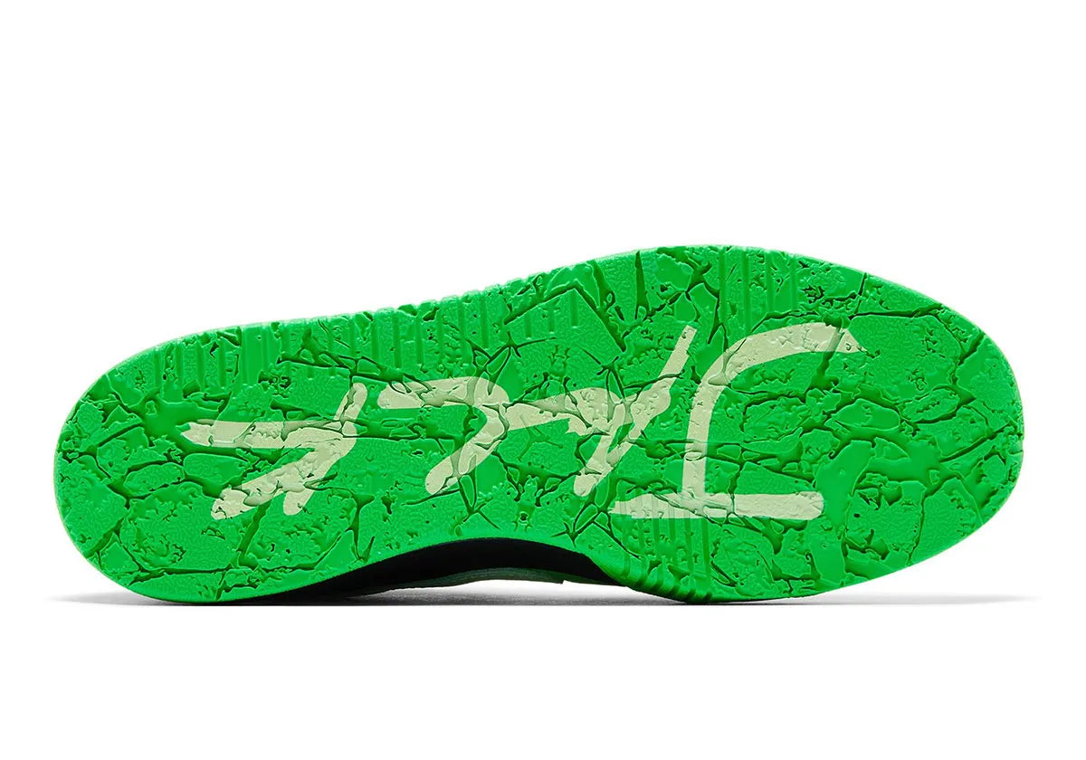 Sneaker Jordan Jumpman Jack TR Travis Scott verte Green Spark en mesh et matériaux premium avec semelle amortissante et design signature