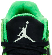 Sneaker Jordan Jumpman Jack TR Travis Scott verte Green Spark en mesh et matériaux premium avec semelle amortissante et design signature