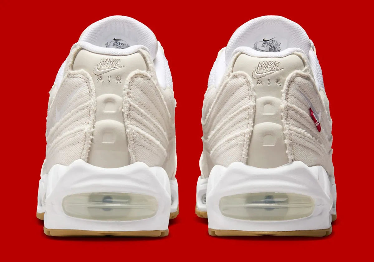 Chaussure de rue Nike Air Max 95 OG Levis Light Orewood Brown , semelle confortable , vu de derrière