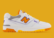 New Balance 550 White Vibrant Orange