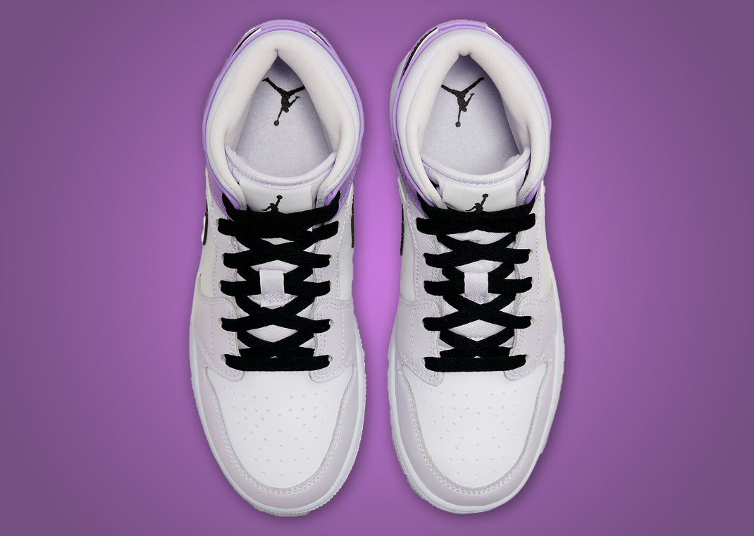 Jordan 1 Mid Barely Grape
