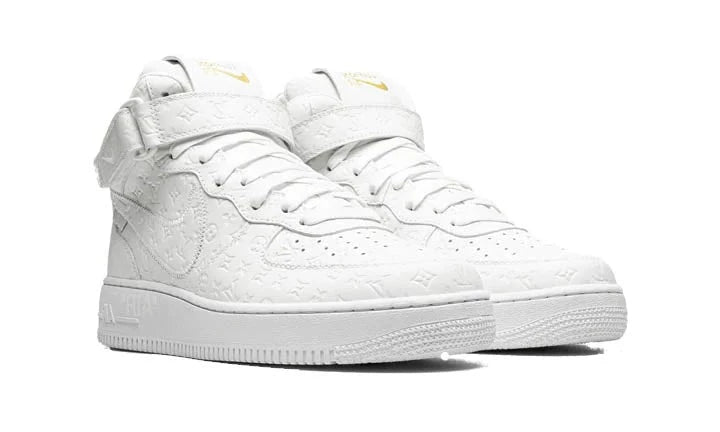 Louis Vuitton Nike Air Force 1 Mid By Virgil Abloh White