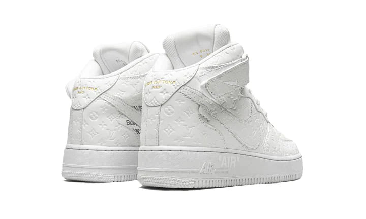 Louis Vuitton Nike Air Force 1 Mid By Virgil Abloh White