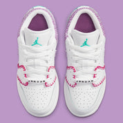 Air Jordan 1 Low White Light Bordeaux