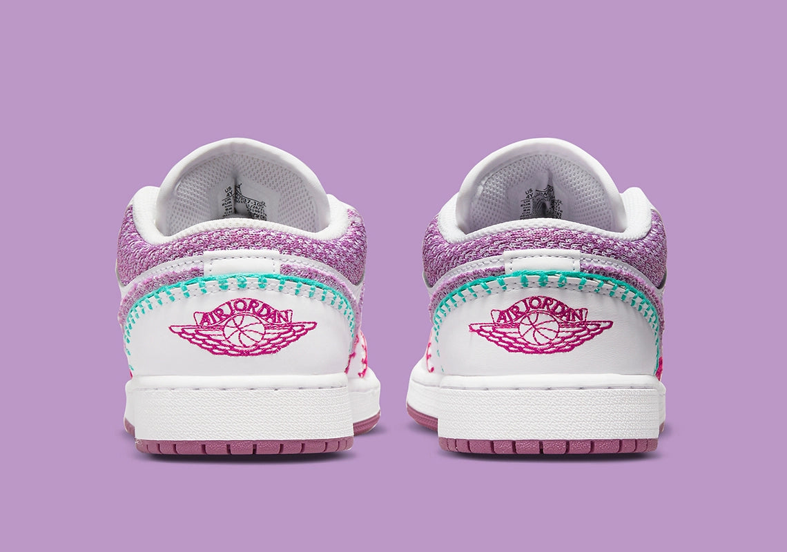 Air Jordan 1 Low White Light Bordeaux