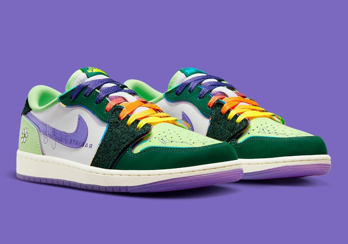 Jordan Low Purple Yellow Jordan Low Purple Mocha