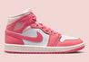 Jordan 1 Mid Strawberries and Cream