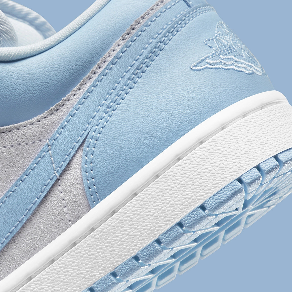 Jordan 1 Low Football Grey Aluminum