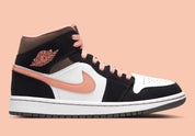 Jordan 1 Mid Peach Mocha