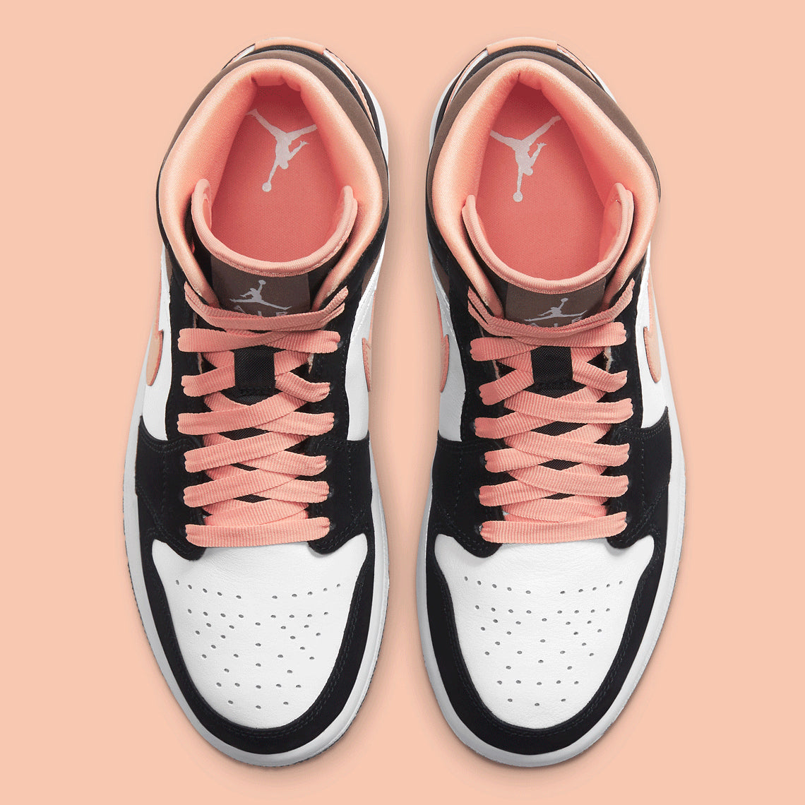 Jordan 1 Mid Peach Mocha