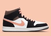 Jordan 1 Mid Peach Mocha