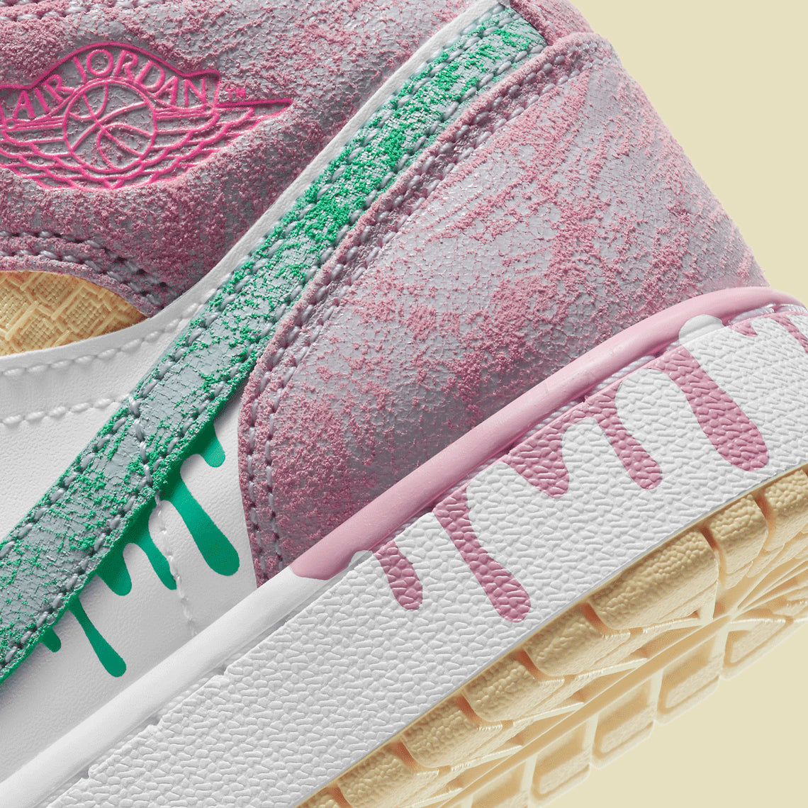 Jordan 1 Mid Paint Drip