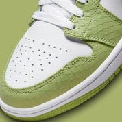 Air Jordan 1 Mid Green Python