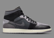 Jordan 1 Mid Craft Inside Out Black
