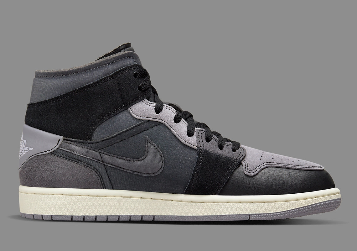 Jordan 1 Mid Craft Inside Out Black