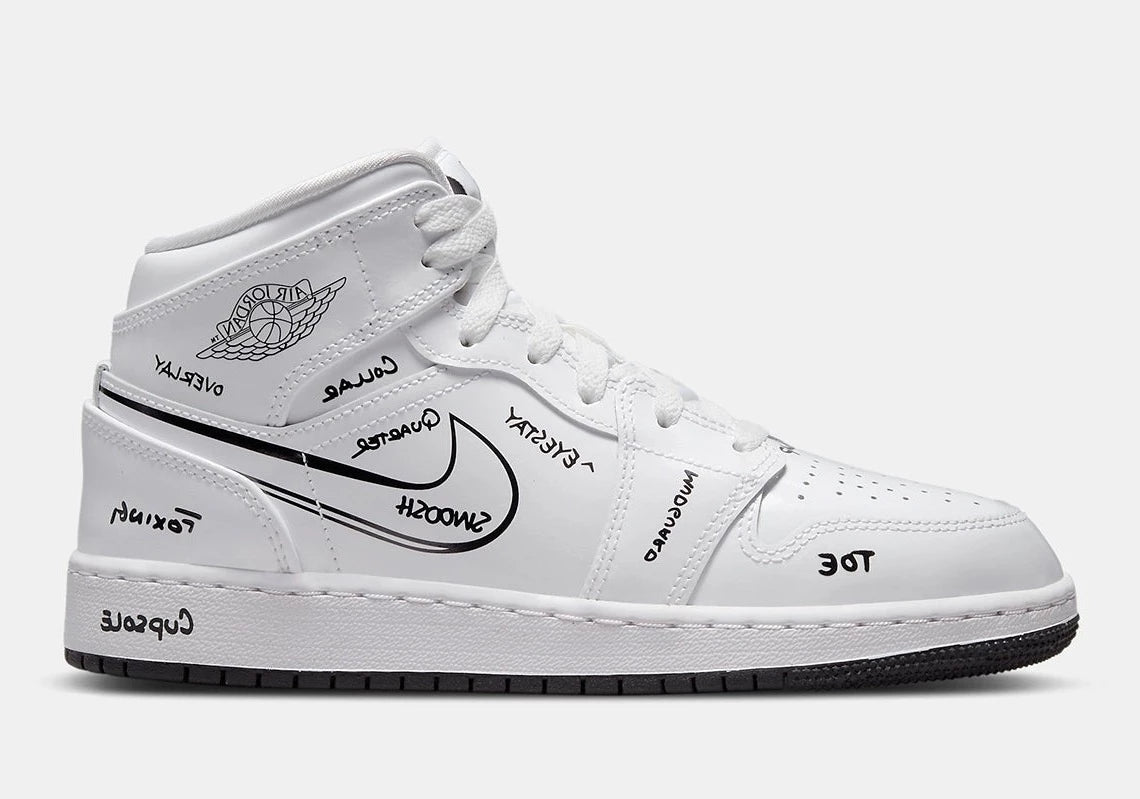 Air Jordan 1 Mid Schematic