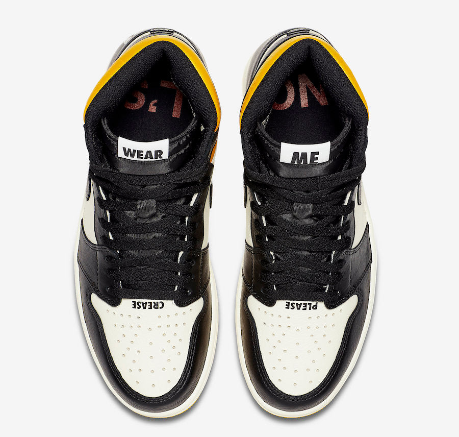 Jordan 1 Retro High Not for Resale Varsity Maize
