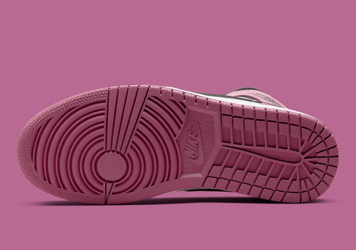 Air Jordan 1 Mid Berry Pink