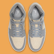 Air Jordan 1 Mid Coconut Milk Particle Grey