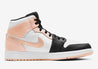 Jordan 1 Mid Arctic Orange Black Toe