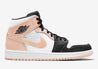 Jordan 1 Mid Arctic Orange Black Toe