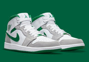 Air Jordan 1 Mid Grey Green