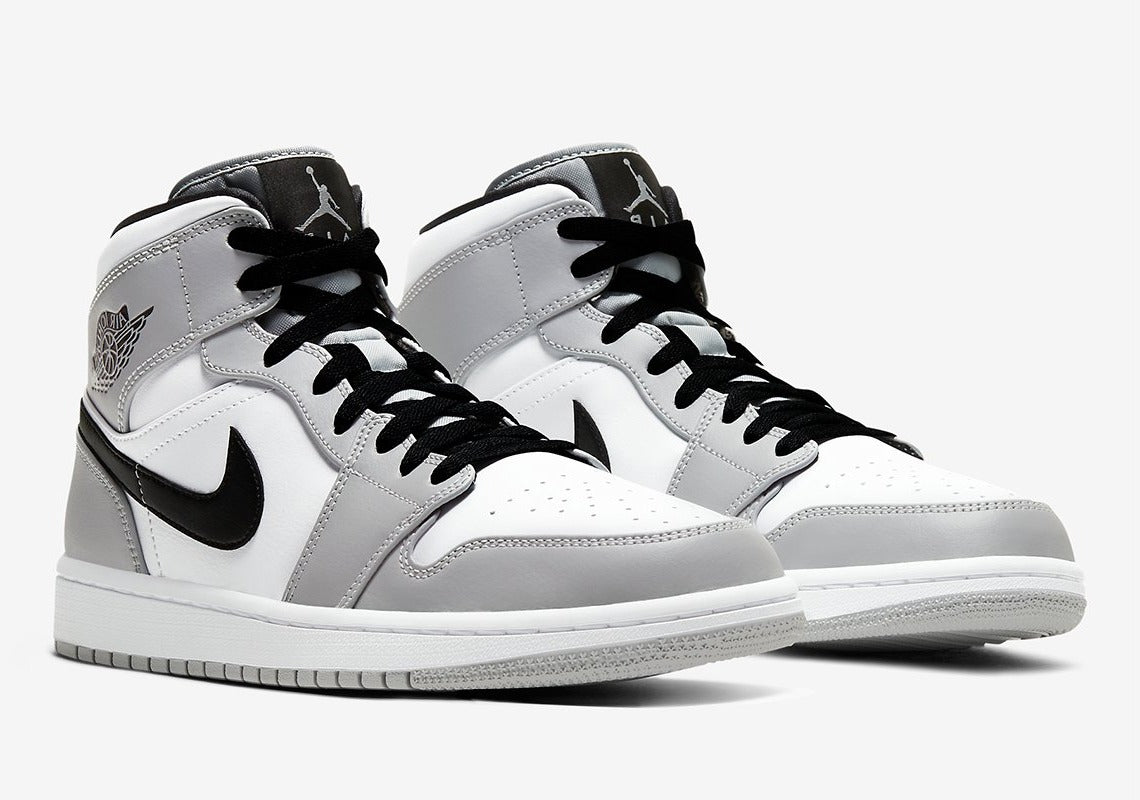 Air Jordan 1 Mid Light Smoke Grey
