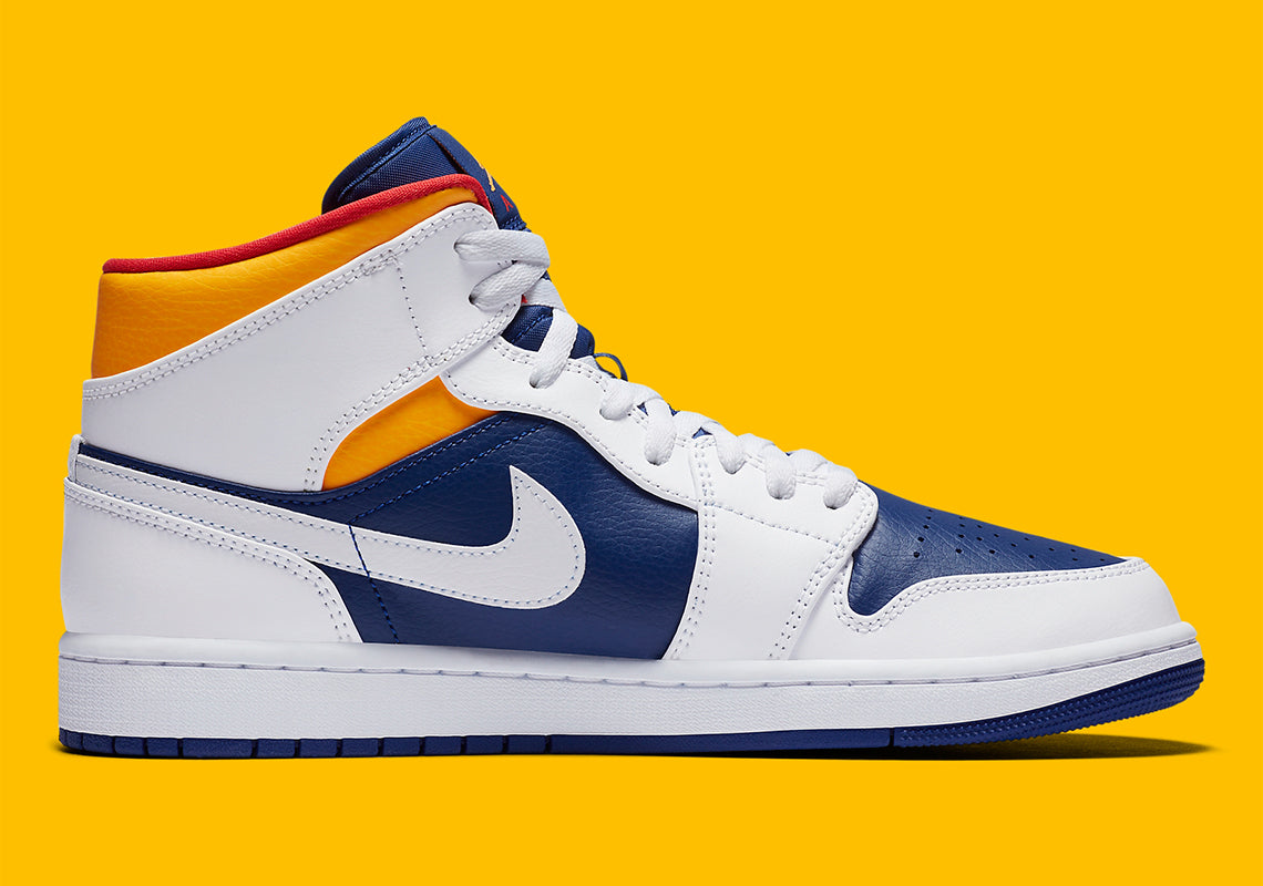 Air Jordan Mid Royal Blue Laser Orange – GlobalSneakers