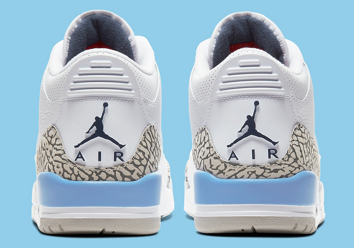  Nike Air Jordan 3 III Retro UNC 2020 University Blue