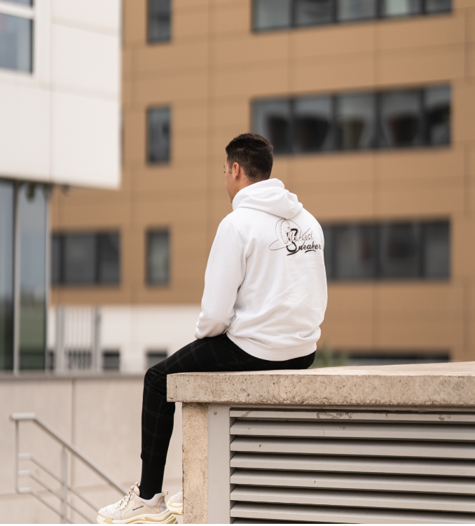 Sweat à capuche - "GS20 Blanc"