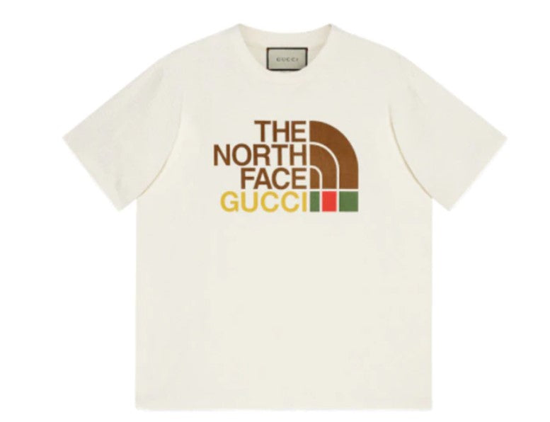Gucci x The North Face Oversize T-Shirt , BLANC