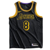 Nike Los Angeles Lakers Kobe Bryant Black Mamba City Edition Swingman Jersey Black/Gold