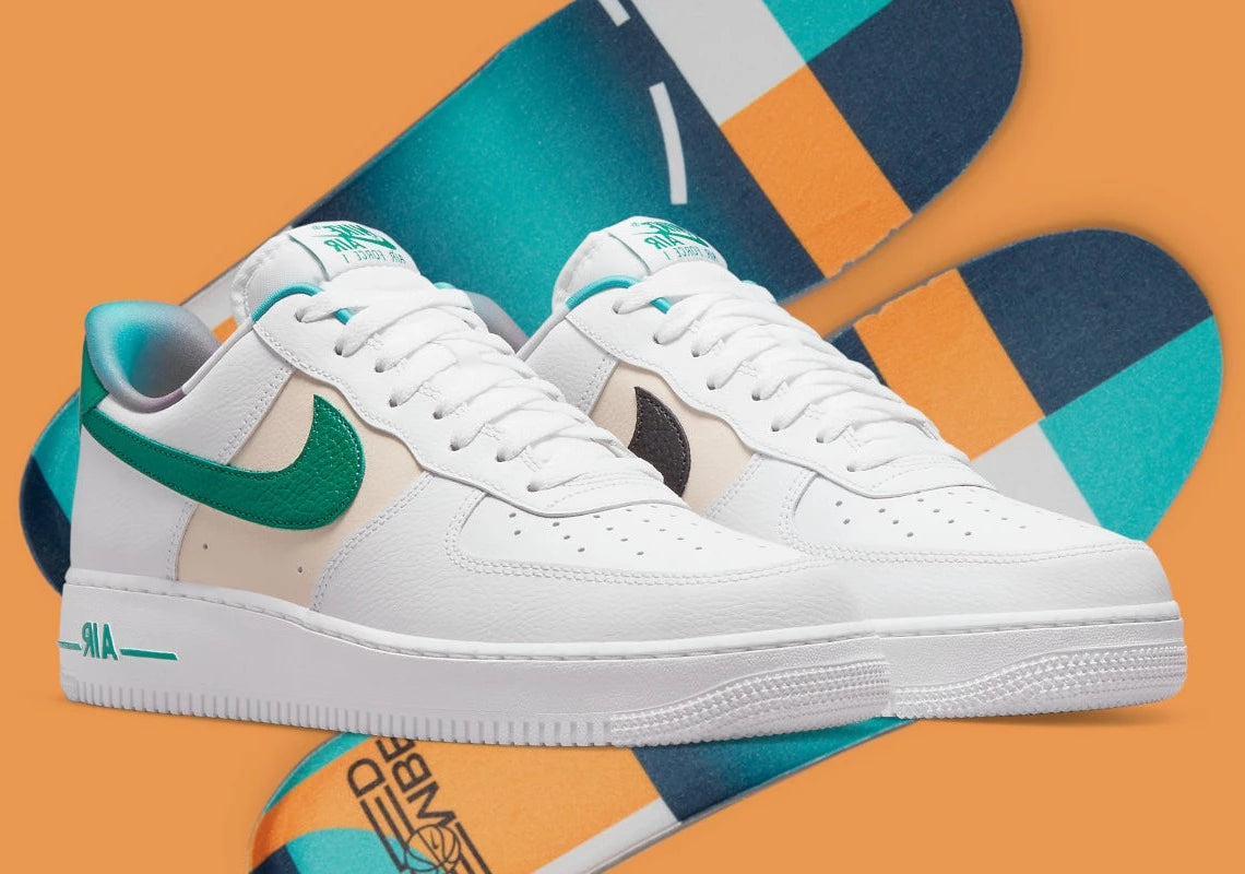 Nike Air Force 1 Low 07 LV8 White Malachite GlobalSneakers