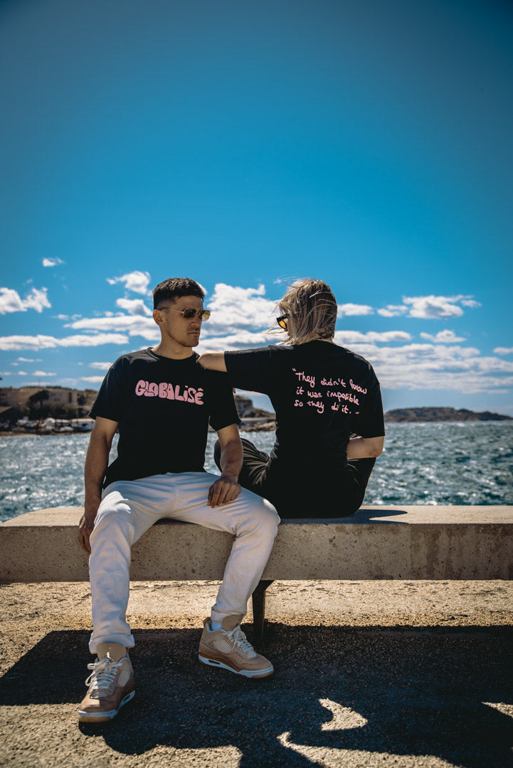 T-shirt - "GLOBALISÉ" noir