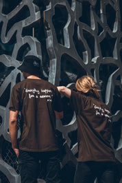 T-shirt - "Cop Your Dreams" marron