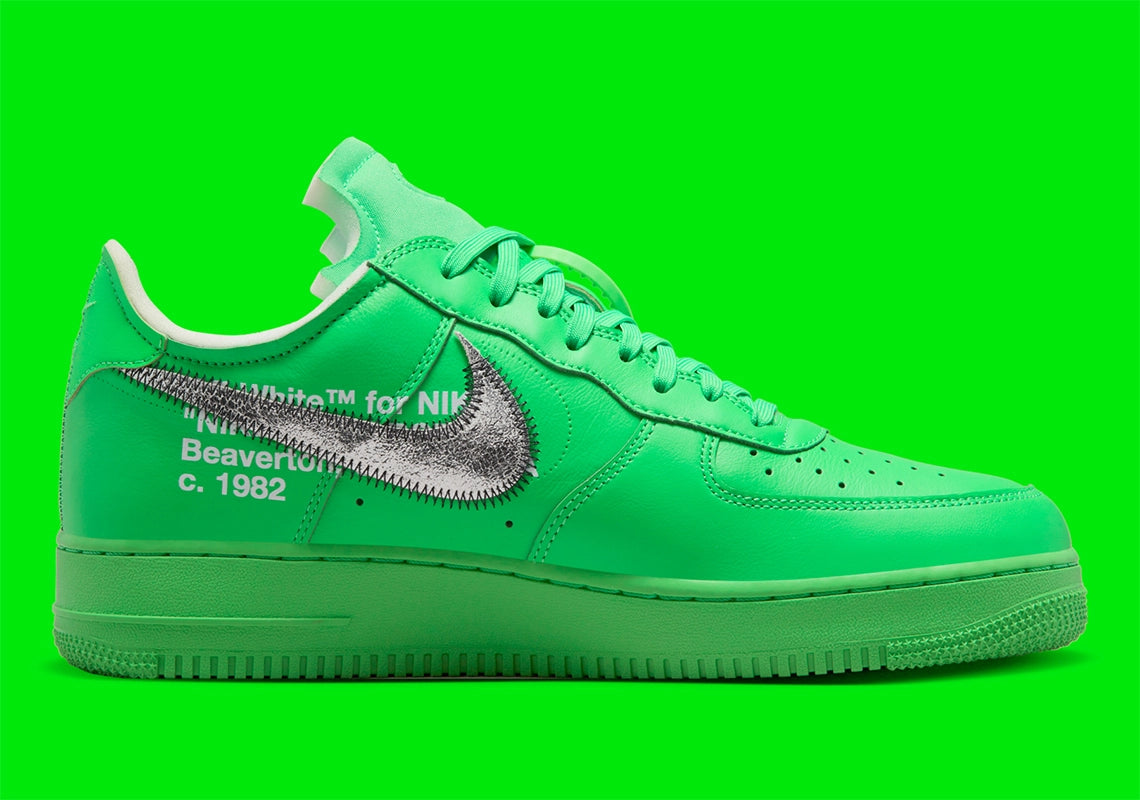 Nike air force 1 green low sales