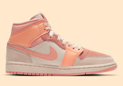 Jordan 1 Mid Apricot Orange