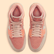 Jordan 1 Mid Apricot Orange