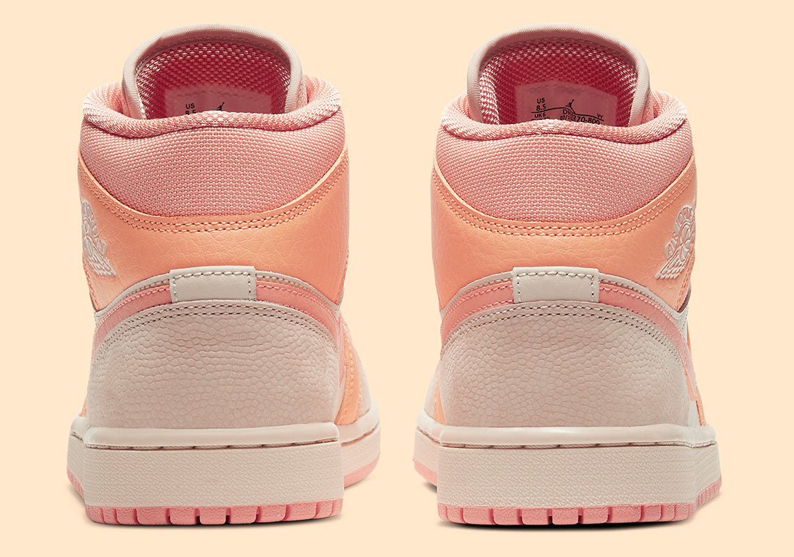 Jordan 1 Mid Apricot Orange
