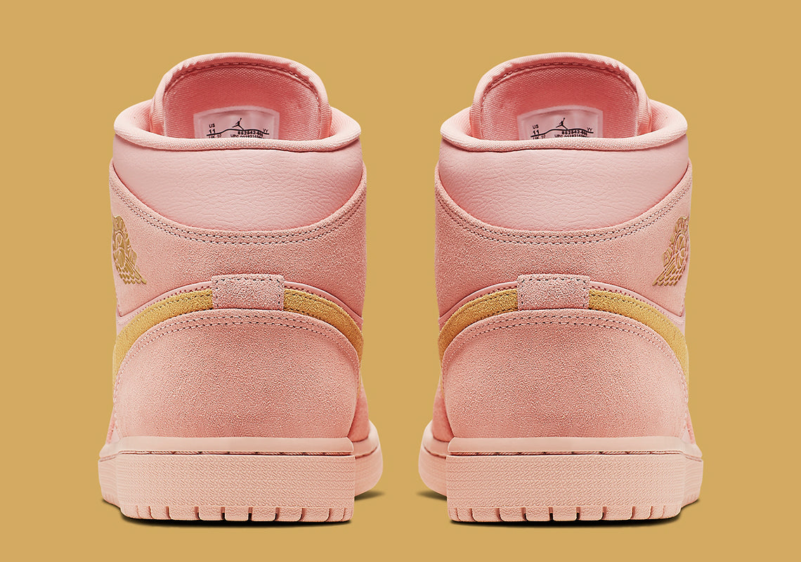 Jordan 1 Mid Coral Gold GlobalSneakers