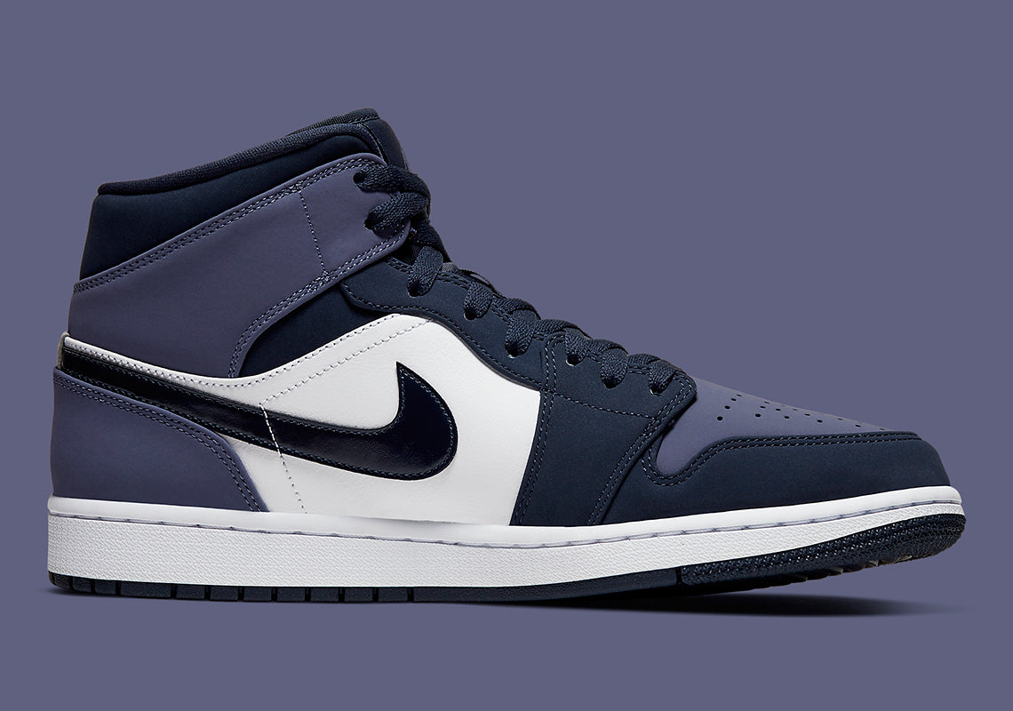 Jordan 1 Mid Obsidian Sanded Purple